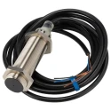 Omron Threaded Barrel Inductive Proximity Sensor M18 Brass Housing PNP Output 8mm Detection E2B-M18LS08-WP-B1 2M