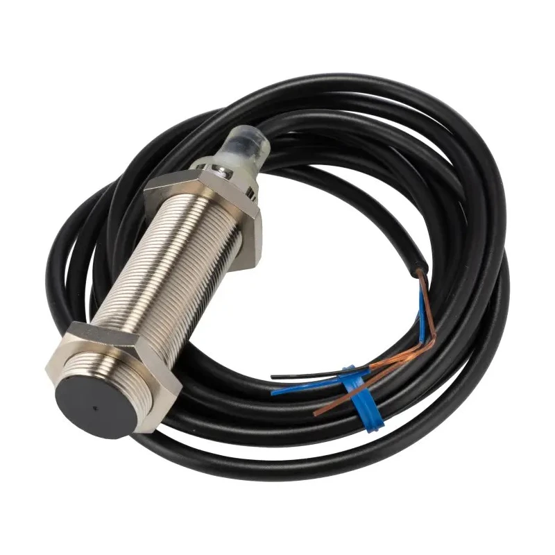 Omron Threaded Barrel Inductive Proximity Sensor M18 Brass Housing PNP Output 8mm Detection E2B-M18LS08-WP-B1 2M