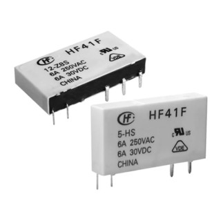 Hongfa Europe GMBH PCB Power Relay, 24V DC Coil, 6A Switching Current, SPDT HF41F/24-ZS