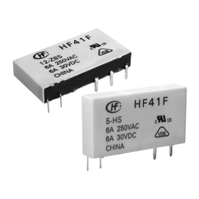 Hongfa Europe GMBH PCB Power Relay, 24V DC Coil, 6A Switching Current, SPDT HF41F/24-ZS
