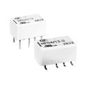 Hongfa Europe GMBH PCB Signal Relay, 24V DC Coil, 2A Switching Current, DPDT Contact Configuration HFD4/24-S