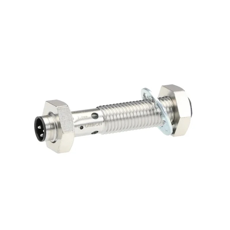 Omron Threaded Barrel Inductive Proximity Sensor M8 x 1, NPN Output, 30V DC, 2mm Detection, Stainless E2B-S08KS02-MC-C1