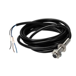 Omron Threaded Barrel Inductive Proximity Sensor M8 PNP Stainless Steel Housing 24V DC 2mm Detection E2B-S08KS02-WP-B2 2M