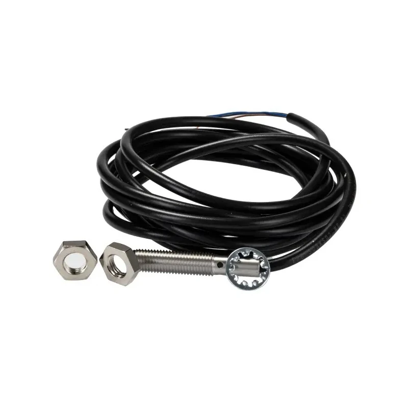 Omron Threaded Barrel Inductive Proximity Sensor M8 PNP Stainless Steel Housing 24V DC 2mm Detection E2B-S08KS02-WP-B2 2M