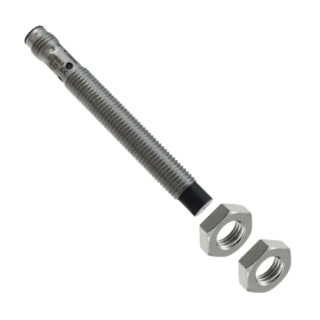 Omron Threaded Barrel Inductive Proximity Sensor M8 x 1, PNP Output, 24V DC, 4 mm Detection Range E2B-S08LN04-MC-B2