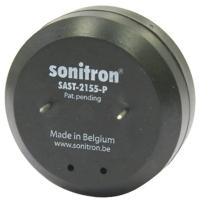 Sonitron 102 dBA Panel Mount Sweep Signal External Piezo Buzzer Transducer 54 mm Diameter 19.6 mm Height SAST-2155-P