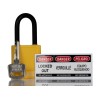 ABUS Steel and Aluminium Safety Padlock Weatherproof 6.5 mm Shackle Diameter 38 mm Body 74/40YELLOW KD