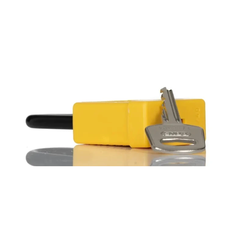 ABUS Steel and Aluminium Safety Padlock Weatherproof 6.5 mm Shackle Diameter 38 mm Body 74/40YELLOW KD