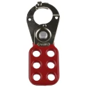 RS PRO Red 6-Lock Lockout Hasp Steel Hasp Lockout 25 mm 805-5506
