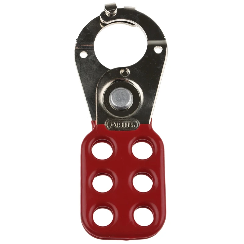 RS PRO Red 6-Lock Lockout Hasp Steel Hasp Lockout 25 mm 805-5506