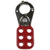 RS PRO Red 6-Lock Lockout Hasp Steel Hasp Lockout 25 mm 805-5506