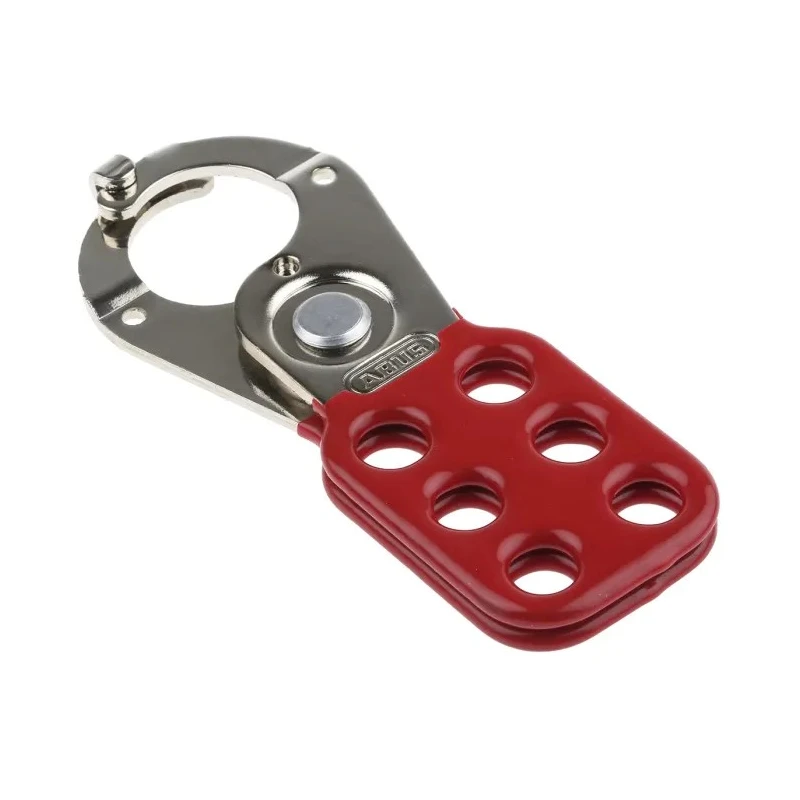 RS PRO Red 6-Lock Lockout Hasp Steel Hasp Lockout 25 mm 805-5506