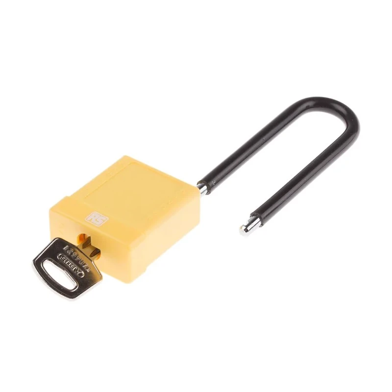 ABUS Key Steel and Aluminium Safety Padlock Weatherproof 6.5 mm Shackle Diameter 38 mm Body 805-5503