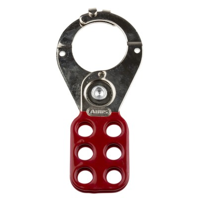 RS PRO Red 6-Lock Steel Lockout Hasp with 38 mm Shackle Diameter 805-5500