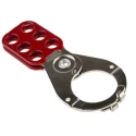RS PRO Red 6-Lock Steel Lockout Hasp with 38 mm Shackle Diameter 805-5500