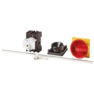 Eaton 3-Pole Surface Isolator Switch IP65, 190A, 13 kW, Red Handle, Screw Terminal, P1-25 Series 