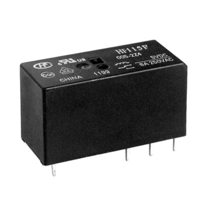 Hongfa Europe GMBH PCB Power Relay 12V DC Coil 16A Switching Current SPST HF115F/012-1HS3BF(610)