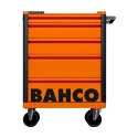 Bahco 5 Drawer Wheeled Tool Trolley Solid Steel Load Capacity 600kg Height 952mm 1472K5