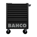 Bahco 8 Drawer Solid Steel Wheeled Tool Trolley Load Capacity 600kg 1472K8BLACK