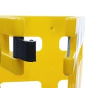 Addgards Yellow Polyethylene Folding Safety Barrier 800mm Height 1m Width 3R1