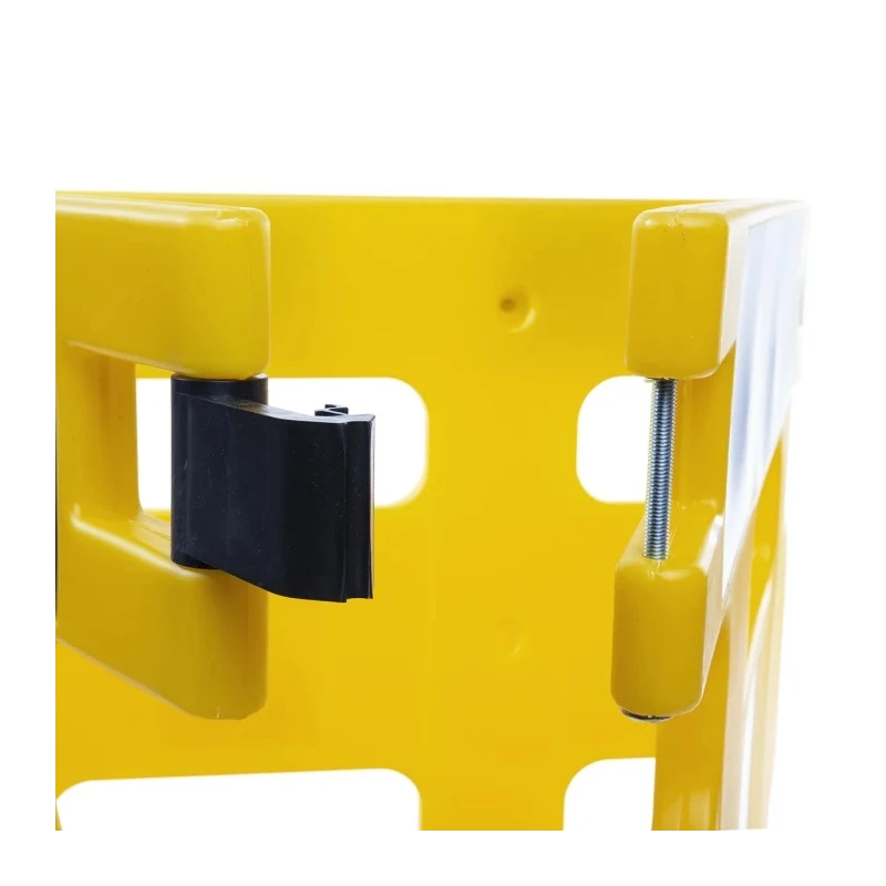 Addgards Yellow Polyethylene Folding Safety Barrier 800mm Height 1m Width 3R1