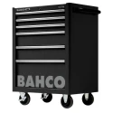 Bahco 6 Drawer Wheeled Tool Trolley Solid Steel Load Capacity 600kg 1475K6BLACK