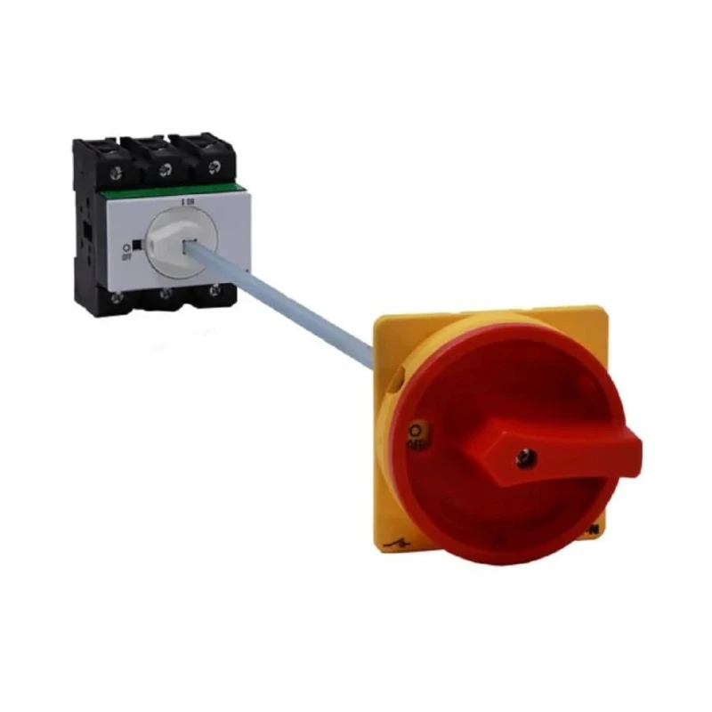 Eaton 3-Pole Panel Mount Isolator Switch 760A, IP65, Red Handle, Metal Shaft 