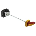 Eaton 3-Pole Panel Mount Isolator Switch IP65 Rated, 640A, 30 kW, Red Handle 