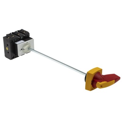 Eaton 3-Pole Panel Mount Isolator Switch IP65 Rated, 640A, 30 kW, Red Handle 