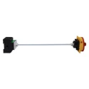 Eaton 3-Pole Panel Mount Isolator Switch 760A, IP65, Red Handle, Metal Shaft 