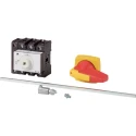 Eaton 3-Pole Panel Mount Isolator Switch IP65 Rated, 640A, 30 kW, Red Handle 