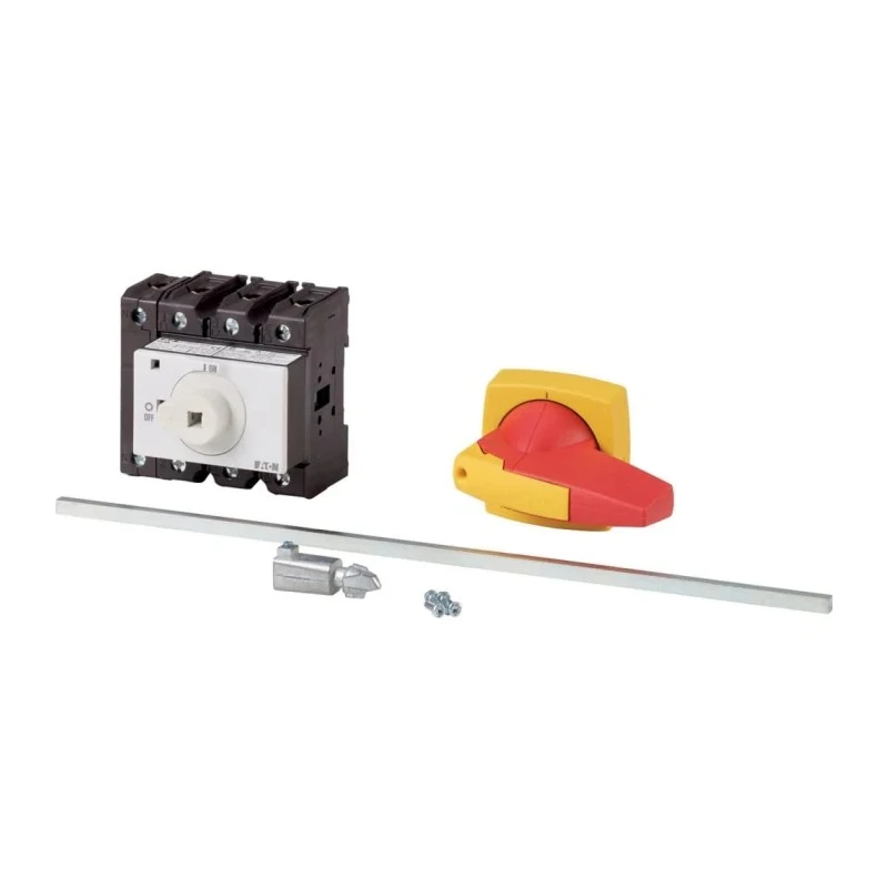 Eaton 3-Pole Panel Mount Isolator Switch IP65 Rated, 640A, 30 kW, Red Handle 