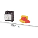 Eaton 3-Pole Rear Mount Isolator Switch IP65 Rated, 63A Current, 30 kW Power, Screw Terminal, Red Handle 