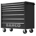 Bahco 7 Drawer Wheeled Tool Trolley Solid Steel Load Capacity 1100kg 1475KXL7BLACK