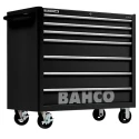 Bahco 7 Drawer Wheeled Tool Trolley Solid Steel Load Capacity 1100kg 1475KXL7BLACK