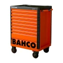Bahco 9 Drawer Wheeled Roller Cabinet Solid Steel Tool Trolley 1000kg Load Capacity 1477K9