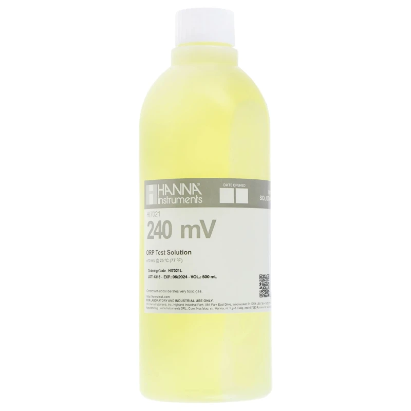 Hanna Instruments Buffer Solution ORP 500 ml Bottle HI7020L