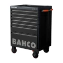 Bahco 7 Drawer Wheeled Roller Cabinet Solid Steel 820mm Length, 693mm Width, 976mm Height 1477K7BLACK