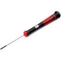 RS PRO Precision Slotted Screwdriver, 60 mm Blade, Chrome Vanadium Molybdenum Steel, Ergonomic Grip, VDE 1000V 176-3401