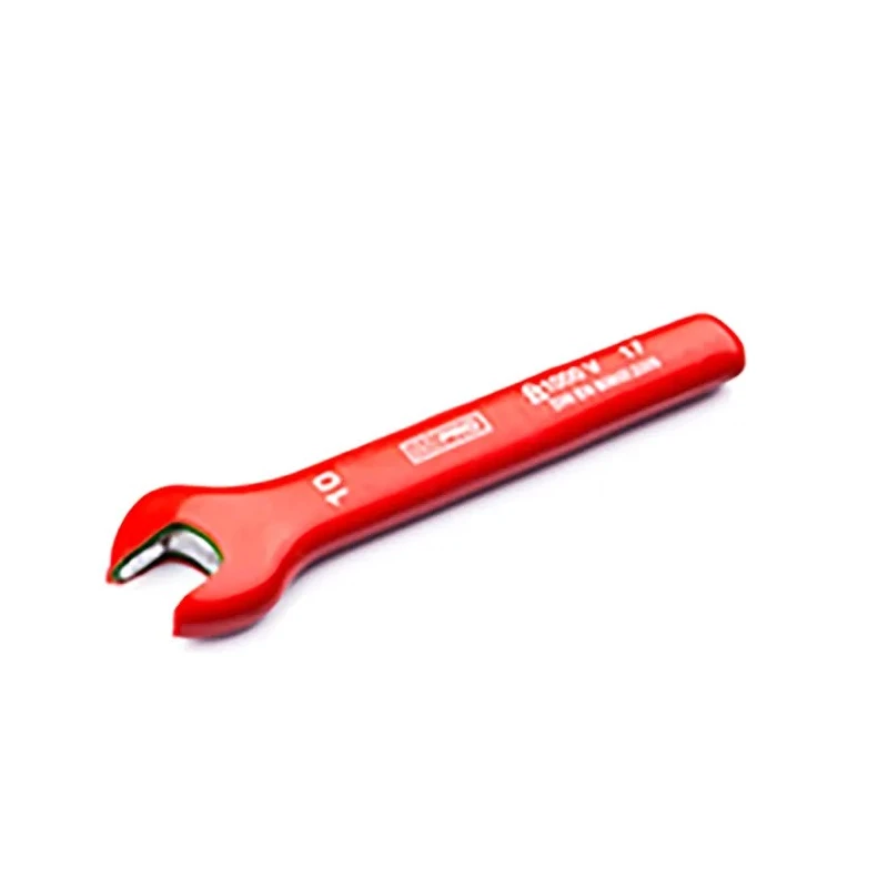 RS PRO Open End Spanner Height Safe Metric 10 mm, Chrome Vanadium Steel, 105mm Overall Length, VDE/1000V Approved 176-3412
