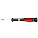 RS PRO Precision Screwdriver with T8 Tip, 40 mm Chrome Steel Blade, Insulated Bi-Material Handle, Ergonomic Grip 176-3432