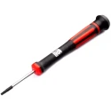 RS PRO Precision Screwdriver with T8 Tip, 40 mm Chrome Steel Blade, Insulated Bi-Material Handle, Ergonomic Grip 176-3432