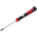 RS PRO Precision Screwdriver PZ1 Tip 80 mm Blade VDE Insulated Chrome Vanadium Molybdenum Steel 1000V Approved 176-3436