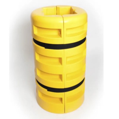 Addgards Black and Yellow Impact Protector Column Padding 1 m Length 600 mm Diameter CP200