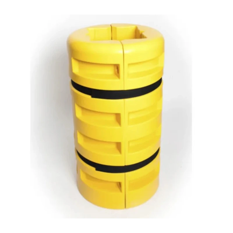 Addgards Black and Yellow Impact Protector Column Padding 1 m Length 600 mm Diameter CP200