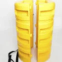 Addgards Black and Yellow Impact Protector Column Padding 1 m Length 600 mm Diameter CP200