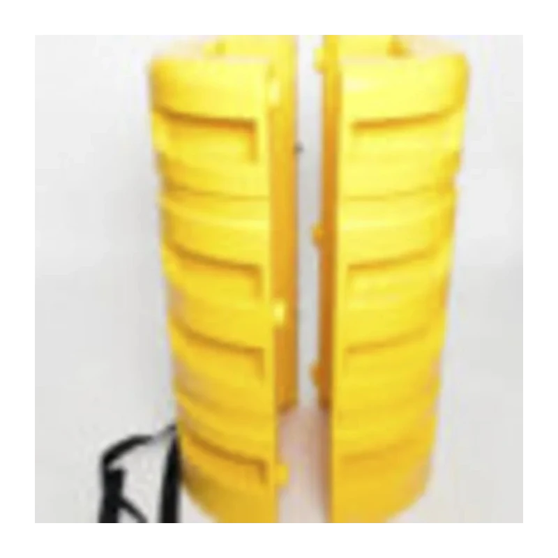 Addgards Black and Yellow Impact Protector Column Padding 1 m Length 600 mm Diameter CP200