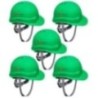 Robustt X Shree JEE Safety Helmet Executive Ratchet Type Adjustment With Sweat Band, Green (Pack of 5)