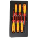 Knipex Insulated Phillips, Pozidriv, Slotted Screwdriver Set 6-Piece 1000V VDE Certified 00 20 12 V05