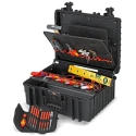 Knipex Aluminium and ABS Robust34 Electric Tool Case 34 L Volume, Shockproof, Dustproof, Watertight 00 21 36